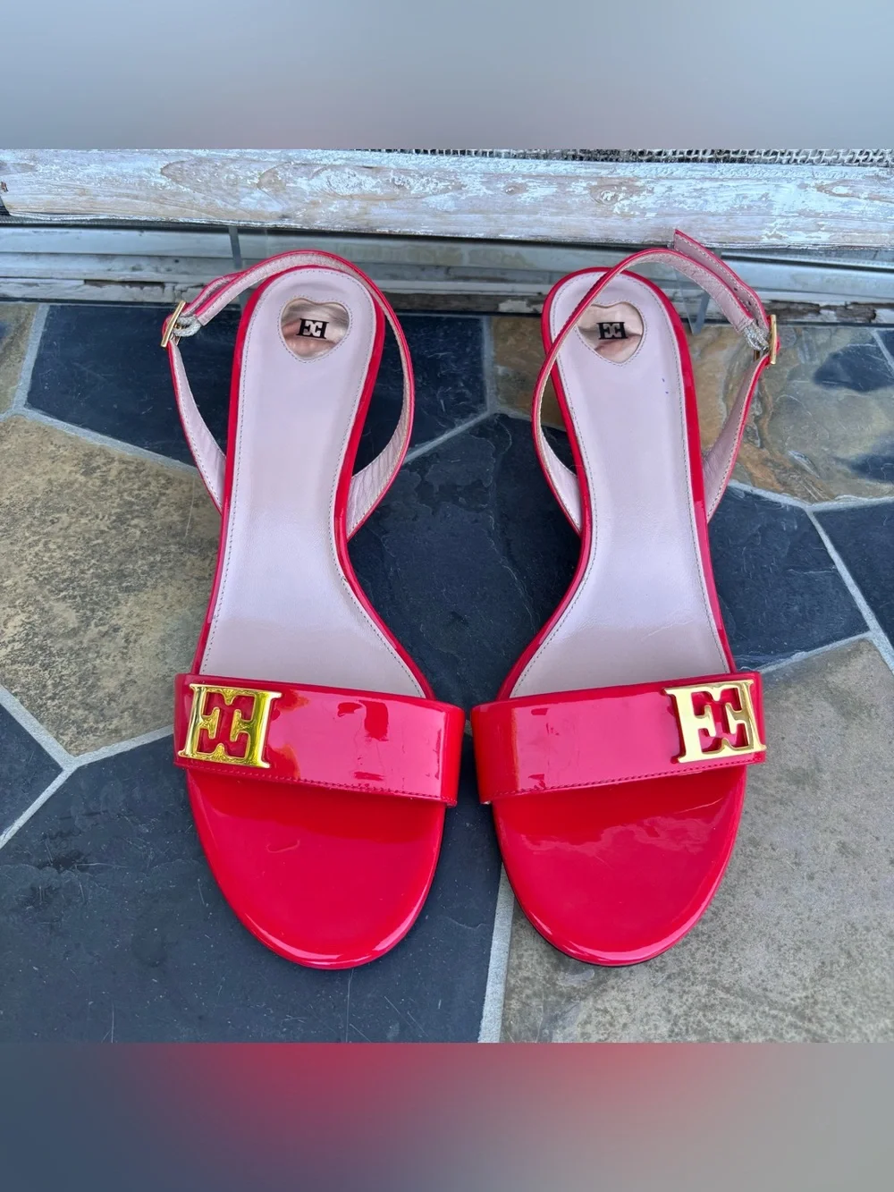 Escada Slingback Sandals